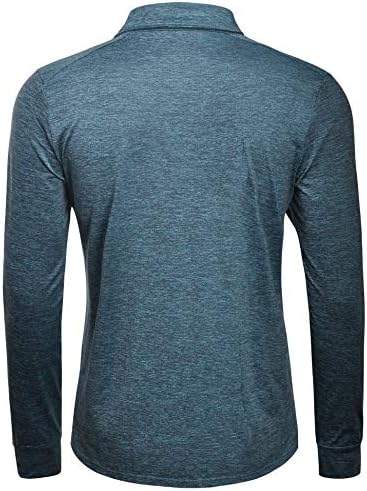 Мъжки ризи Поло Derminpro С Къс / Дълъг ръкав, бързо съхнещи Спортни Тениски за голф