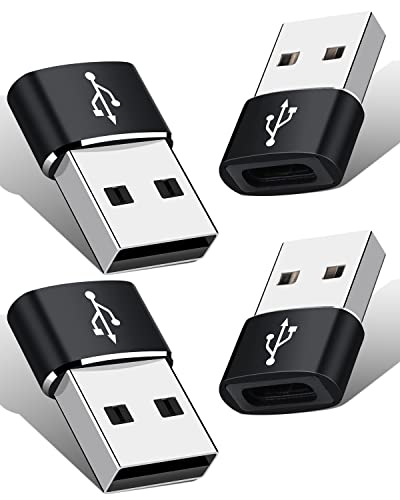Адаптер AILKIN USB-USB, C, 4 пакета USB A за обмен на USBC, Адаптер с конектор тип Татко на конектор тип С, Кабел