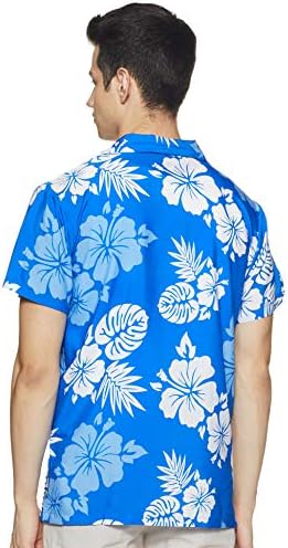 Мъжки Хавайска риза Stylore Фънки с Къси ръкави, Лятна Риза Свободно Намаляване на