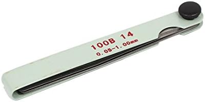 IIVVERR 100B-14 от неръждаема стомана с дебелина 0,05 mm-1 mm 14 Сонда за пълнител остриета (100B-14 0,05 mm-1 mm неокисляемый