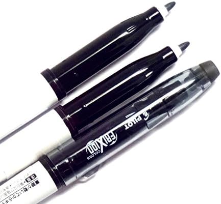 Стираемый маркер Pilot FriXion Colors Черен на цвят, 3 на дръжките в опаковка (внос от Япония) [Оригиналната опаковка