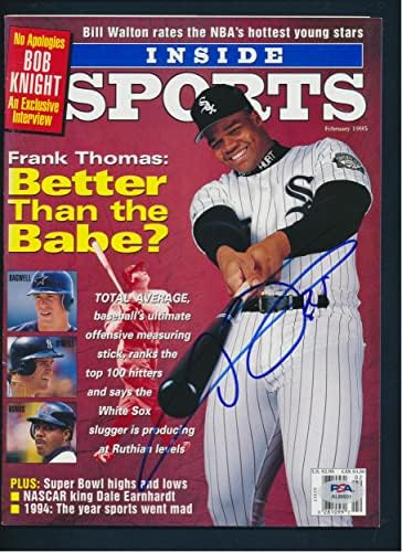 Франк Томас Подписа списание с Автограф на PSA/DNA AL88931 - Списания MLB с автограф