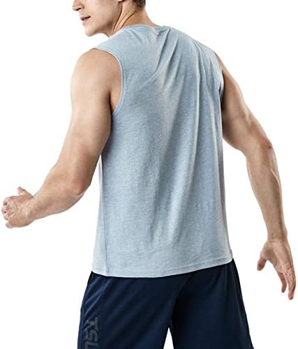 Мъжка Фланелка За бягане Без ръкави TSLA в опаковки от 1 или 3 позиции, Спортни Ризи За мускулите, Капаци За