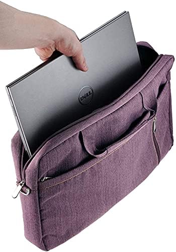 Елегантна водоустойчива чанта за лаптоп Navitech Purple, съвместима с 14-инчов лаптоп Lenovo Yoga 5G