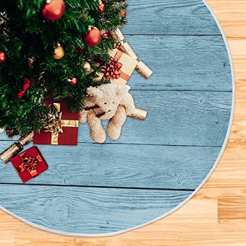 Oarencol Синя Дървени части за Коледно 36 инча Коледна Празнична Парти Коледа Мат Декорация