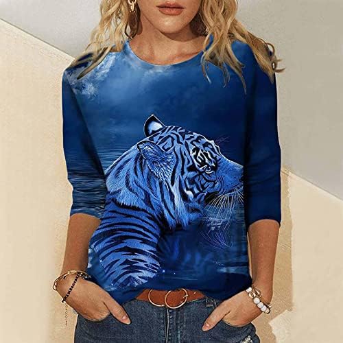 Тениска за Момичета, Дамски Ежедневни Блузи с Забавен Графичен Принтом, Кратък Пуловер с Дълги Ръкави, Класически Основни