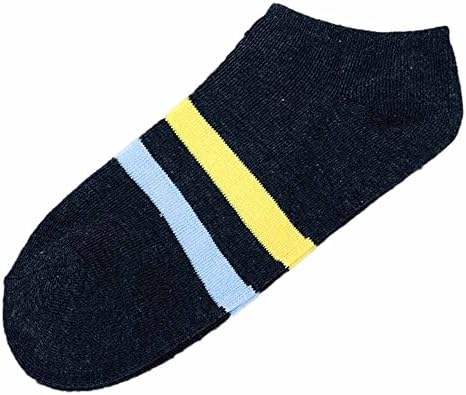 iOPQO Бели Спортни Чорапи до средата на Прасците, 1 чифт Удобни Памучни Чорапи Унисекс Чорапи на Райета в Щиколотке, Къси Чехли,