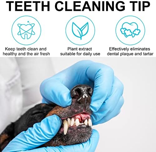 Кърпички за почистване на зъбите за кучета, 50 бр., Салфетки, за да се грижи за зъбите на кучета и котки, За