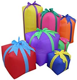 Два комплекта бижута за Коледно парти, в комплекта са включени Коледни надуваеми цветни подаръчни кутии дължина от