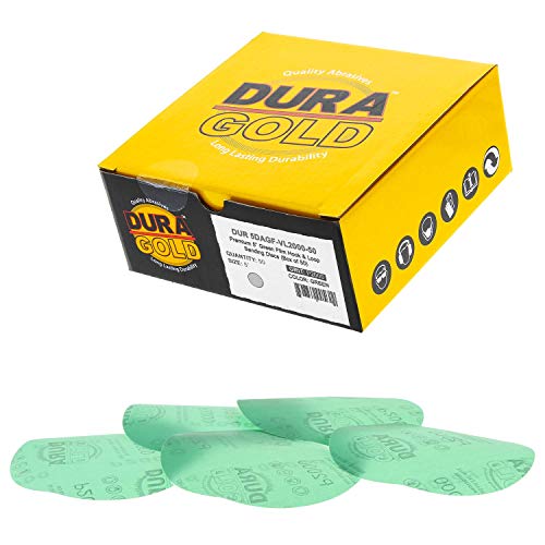 Шлифовъчни дискове Dura-Gold с 5-инчов зелената обвивка на PSA Шкурка 2000 и 5-инчов подплата за wheelhead
