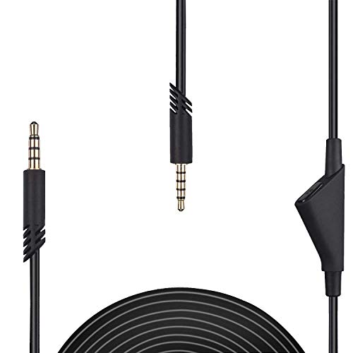 Преносимото аудио кабел A10, вграден кабел за изключване на звука с дължина 2 m, съвместим с игри слушалки Astro A10/A40, контролерите