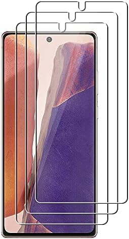 UZWZW 3 опаковки за Samsung Galaxy Note 20 5G / 4G (6,7 ) Защитен слой от закалено стъкло, твърдост 9H, 2.5 D, защита