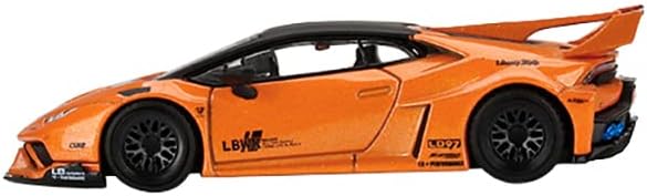 Играчка на пишеща машина Ламбо Huracan GT LB Works Arancio Borealis Orange Met w /Grey Met Топ Оод, Издадени до 5400 бр, 1/64 Монолитен под натиска на модел на превозното средство от True Scale Miniatures MGT