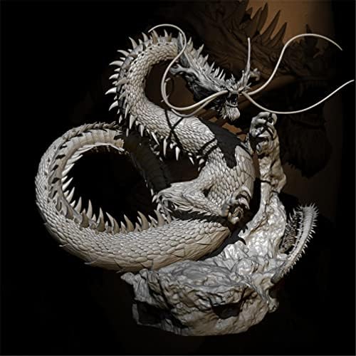 Комплект фигури от смола Goodmoel 90 мм, на Древен Крал-Дракон на Северно море, в Разглобено формата и Небоядисана Thumbnails