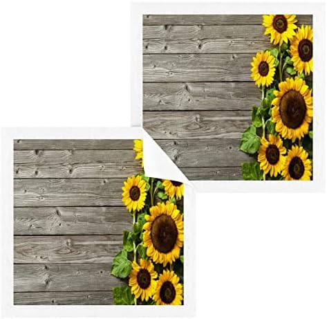 Гъба Kigai Sunflower Board от памук, 6 Опаковки, Добре Абсорбиращи и мека На допир хавлиени Кърпи за пръстите