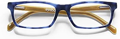 eyebobs Number Cruncher Унисекс Премия Очила за Четене за Мъже и Жени | Правоъгълни Очила За Очите