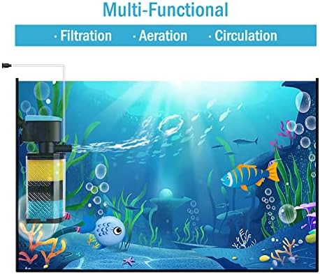Филтри за аквариум Kulife и Взаимозаменяеми патрон за филтър – 3-Стъпка Аквариумный Филтър, Вътрешен филтър,