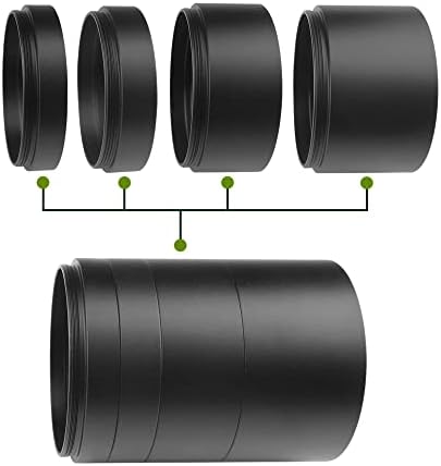 Astromania Astronomical 2/М48-комплект удлинительных тръби за камери и окуляров - Дължина 8 мм, 10 мм и 20 мм, 30 мм - M48x0,75