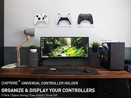 Универсален държач-поставка за контролер OAPRIRE, 2 за XBOX ONE, PS4, PS5, Игрови Аксесоари за монтиране на Стена контролер със скоби за кабели и противоскользящими накладки (б