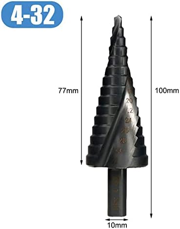Набор от Стъпални тренировки Tuklye 4-12 мм/4-20 mm/4-32 мм, HSS Титановое Тренировка-Пагода с Триъгълна Дръжка