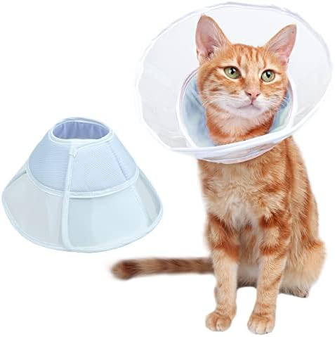 Котешки cone Crazy Felix, Мек конус за котки, който не вылизывает и без драскотина, Удобни котешки конусообразный