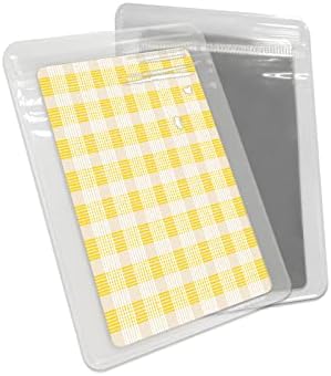 OComster Жълто-Бяло Запояване Компактно Огледало, 4 Опаковки, Карточное Огледалото, Просто Ръчно Рисувани, Малко Компактно