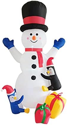 Дядо Коледа е Коледен Надуваем 1,8 м Снежен човек Пингвин Комбинация от Светлинен Открит Подпори За Украса на Сцена Партита