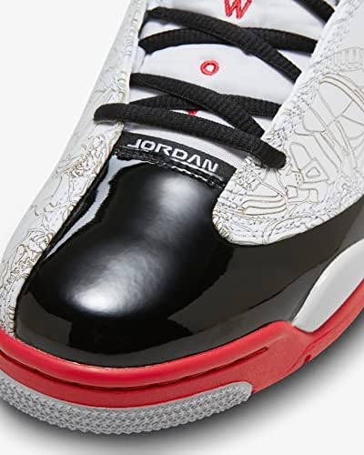 Мъжки обувки Air Jordan Dub Zero, Размер 11, Бяла /Черна / Неутрално-Сива / Истинска Червена