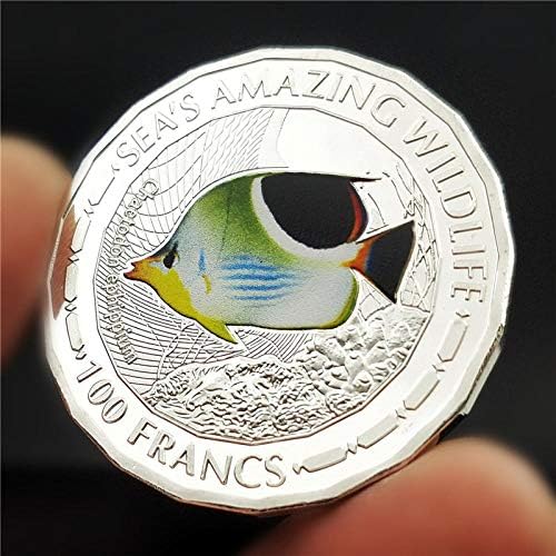 Ebaywish Възпоменателни Монети Морски Животни Със Сребърно Покритие Копие Криптовалют Любителски Колекционерски Предмети