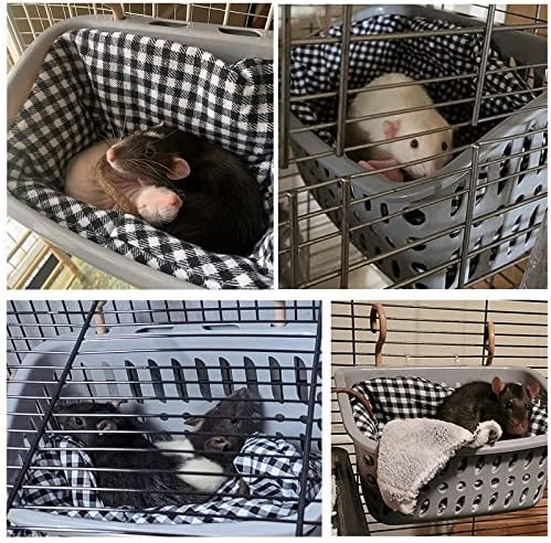 Хамак с крысой JWShang (Малки, бежово) Подвесная Легло-количка и Взаимозаменяеми Мат-гнездо