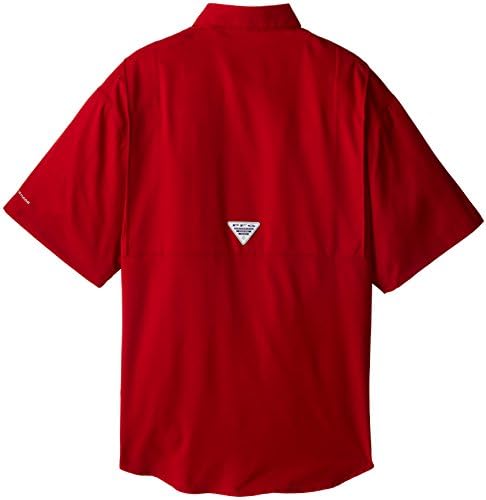 Мъжка риза Columbia Collegiate Tamiami с къс ръкав, Цвят Алтернативна команда, Голям е размерът на САЩ