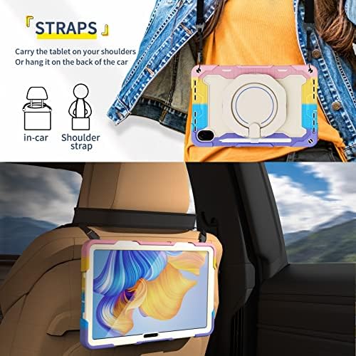 AHUOZ Калъф за таблет КОМПЮТРИ, чанта с дълъг ръкав, Детски калъф Huawei Honor Tablet 8 (12 ), дръжка с възможност за завъртане