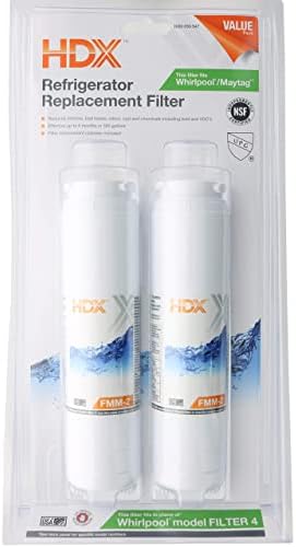 Заменяеми филтър /за Пречистване на вода HDX FMM-2 за хладилници Whirlpool (2 опаковки)