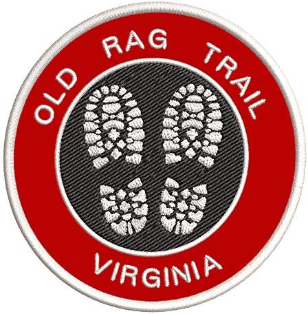 Походный Обувки Old Rag Trail, Вирджиния, Бродирана нашивка Премиум клас, която може да се монтира на желязо или Шият Декоративен