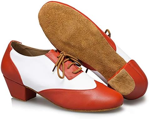 Мъжки Обувки за латино танци дантела HIPPOSEUS, Обувки за балните танци за момчета, 9,5 D (M) САЩ