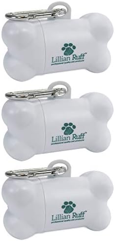 Диспенсер за кучешки отпадъци Lillian Ruff с клипс за каишка, Държач за Еднократна торбата за отпадъци на домашни любимци