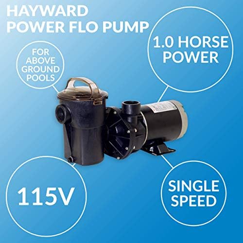 Бассейновый помпа Hayward W3SP1580 PowerFlo за наземни басейни, 1 с. л.
