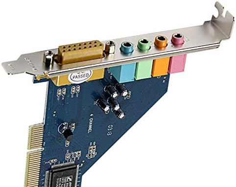 SaiDian 1 бр. Аудиокарта PCI Звукова Карта 4 Канала 3D Аудио Стерео 8738 Чип 120 db SNR за PC Win7/8/XP 32/64 Бита