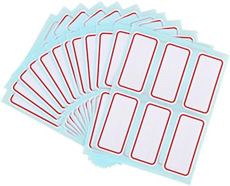 1 Опаковка Бели Самозалепващи Етикети Лични Етикети Студентски Канцеларски Материали Училище Офис