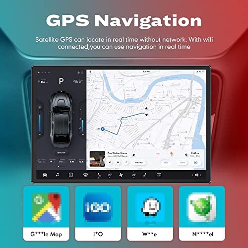 ZERTRAN Android Радио 13,1 Автомобилна Стерео Авторадио Навигация Главното устройство Мултимедиен плейър GPS Сензорен екран