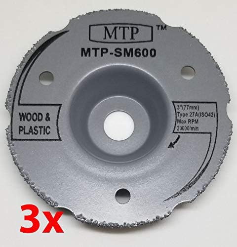 Марка MTP SM600 за Триони Max 3 Дървени-Пластмасови Сегмент Твърдосплавен Кръгъл Rotoo Zip Cup форма на Купол (1)