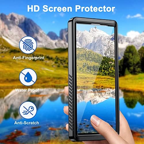 Miimall за Samsung Galaxy S23 Plus Водоустойчив калъф с вградена защита на екрана, пълно покритие, Херметически Подводен