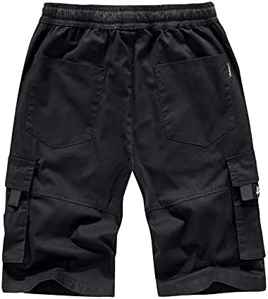 Мъжки къси панталони RTRDE, Мъжки Модерни Панталони, С джоб на съвсем малък, Памучни Пятиточечные Шорти, Гащеризони