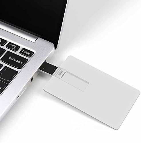 Френски Рог USB Флаш Дизайн на Кредитна карта, USB Флаш Устройство Персонализиран Ключ Memory Stick 64G