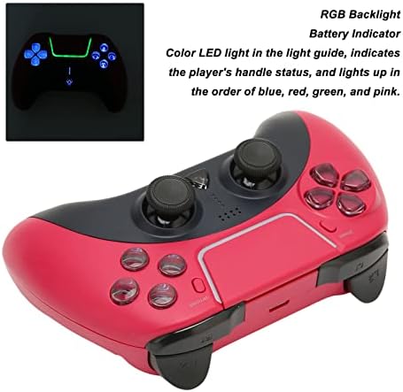Controller Безжични Геймпада Гейм Контролер, RGB Подсветката на Безжична Игра Стик на Геймпада, Двойна Вибрация