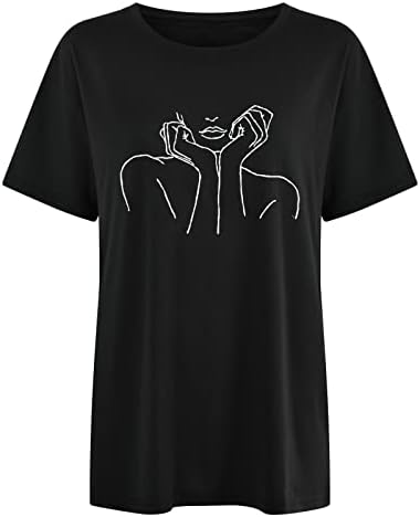 Дамска Тениска на Свети Валентин С Участието на Цветове на Рози, Пуловер, Блуза, Свободни Ежедневни Ризи С Къс