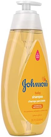 Детски шампоан Johnson ' s с формула, която не съдържа сълзи, Шампоан за нежна кожа на главата на бебето, Нежно измива