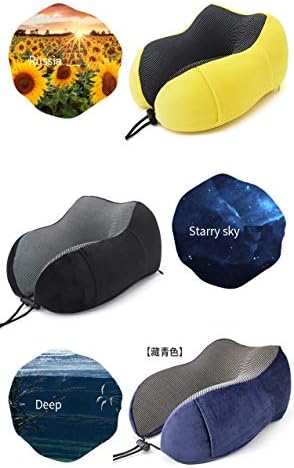Възглавница за пътуване WSLCN Memory Foam - най-Добрата възглавница за шията, с подкрепата на шията на 360 градуса,
