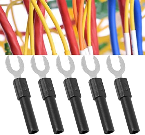 Конектор за проводници на Електрически щепсел-лопати, Конектор кабели тип Ф 6 мм /0,2 инча Максимум тип Y. 10A Месинг Материал