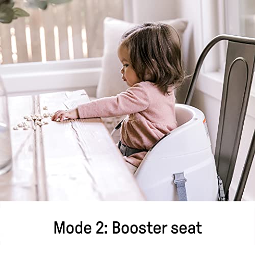 Бустер за хранене Ingenuity Baby Base 2 в 1 и Подова седалка с Тава за самостоятелно съхранение, Грифельная дъска